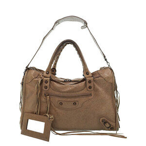 Balenciaga The City Leather Shoulder Bag